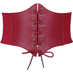 Women's Elastic Costume Waist Belt Tied Waspie Corset Belts for Women
